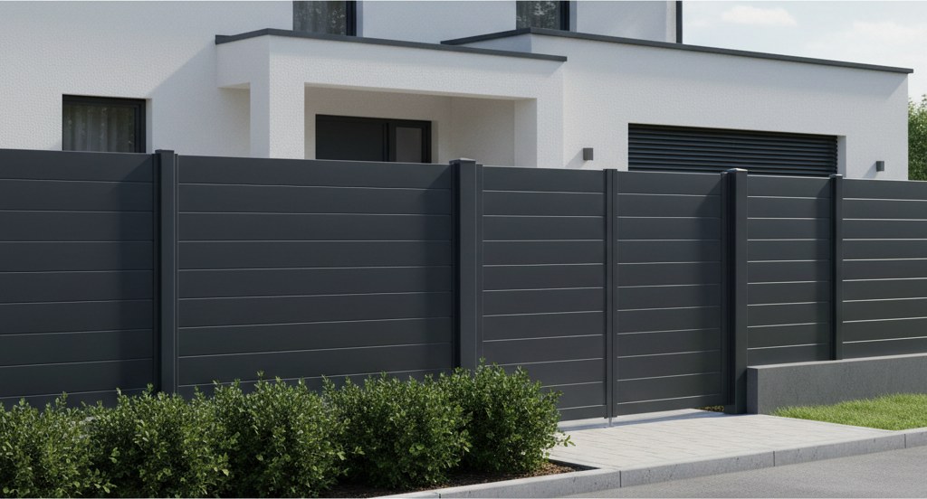 Prix d'une clôture aluminium, tarifs 2026 et conseils de pose, par Allevia, paysagiste en Vendée